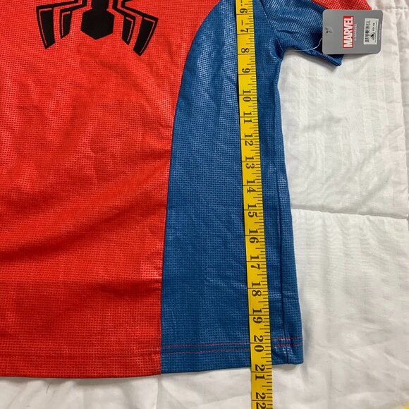 Disney Marvel Spider-Man Kids T-Shirt – Size 11–12 – Red & Blue – NWT - Picture 11 of 12